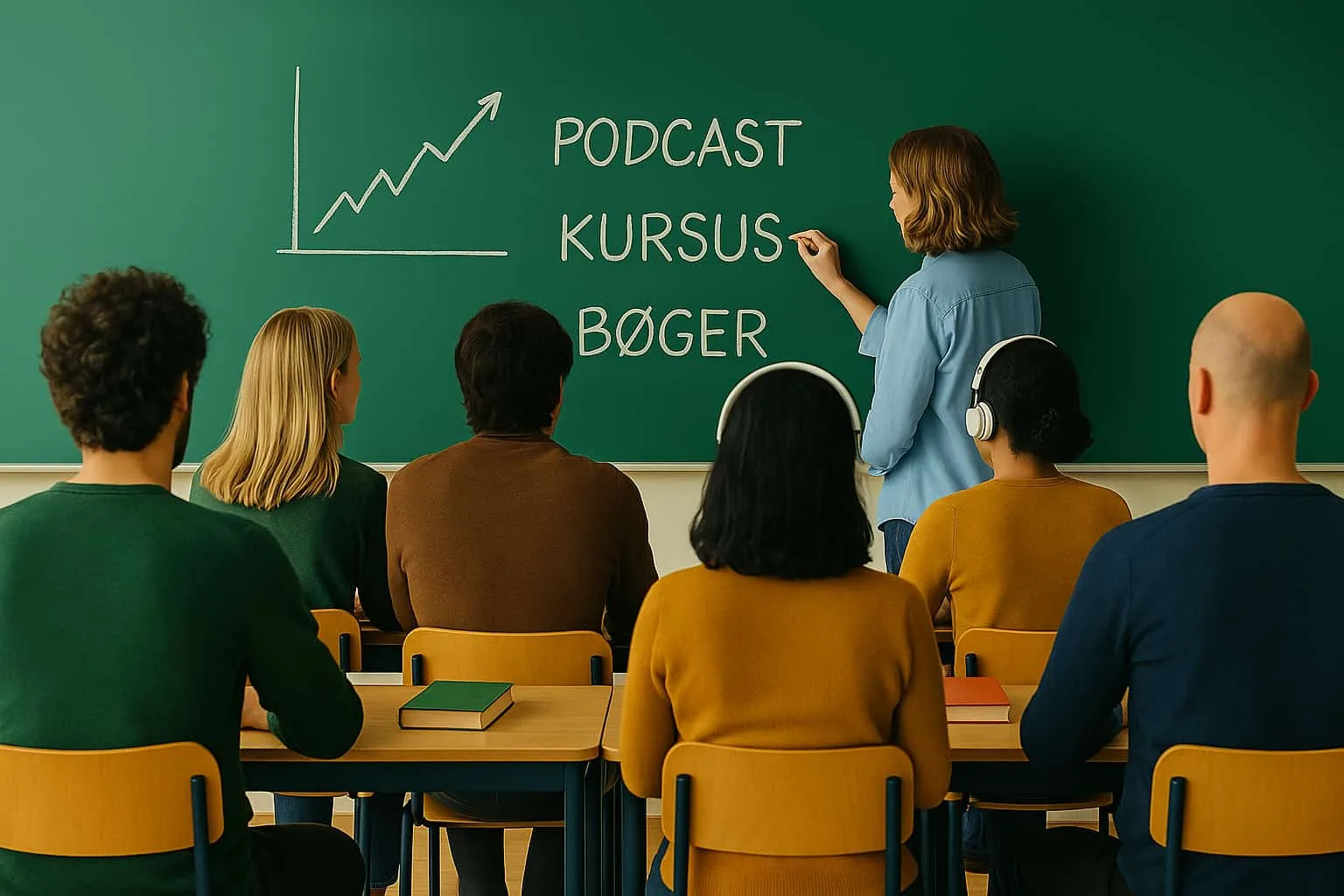 Investering for begyndere podcast kursus bøger klasselokale