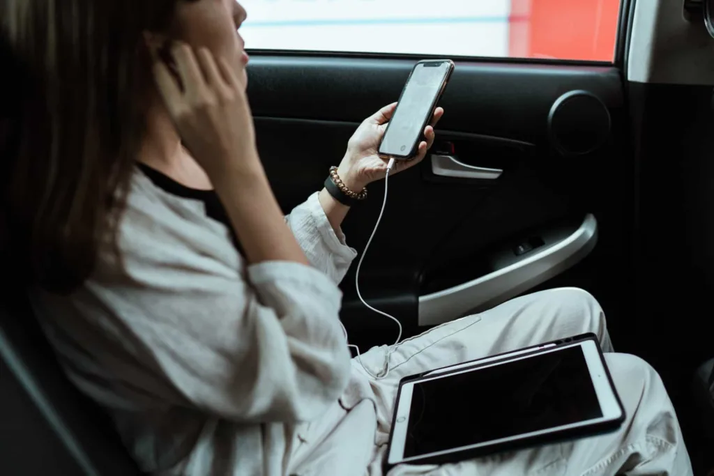 Wifi i bilen tablet mobiltelefon bil